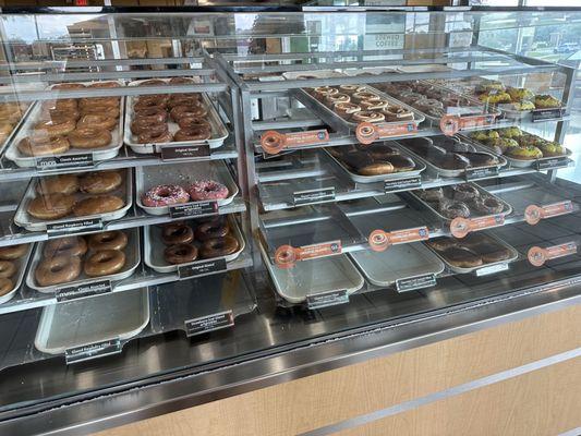 Donut display case