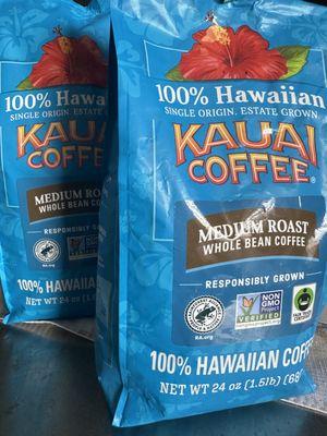 Kauai Coffee , home grown