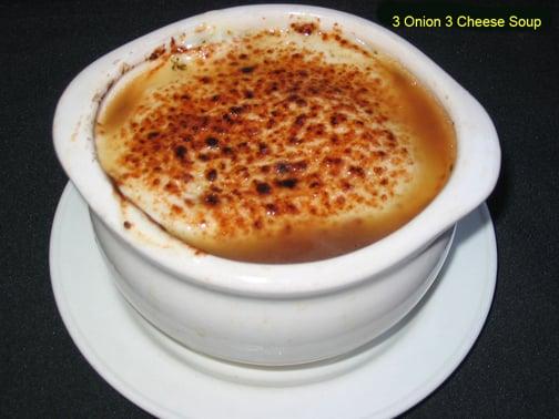 Delicious Onion and Cheese Soup.  Perfect to warm you up!