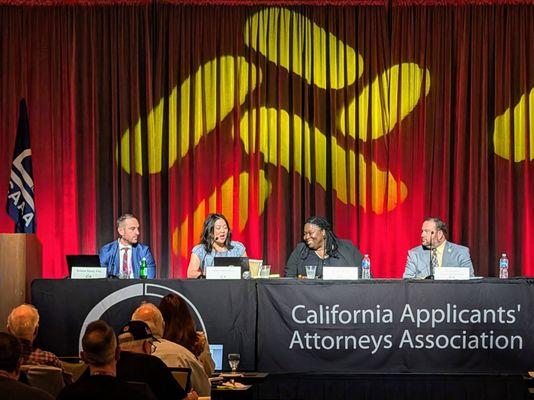 Attorney Robert Mack, Esq. hosting a seminar for ~500 California attorneys.