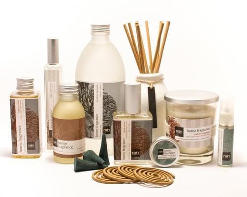 A comprehensive range of home fragrance products from votive candles, burner oils and waxes, to sachets.