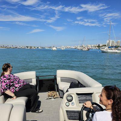 A friend with difficulty walking was able to easily board and disembark for dockside dining.