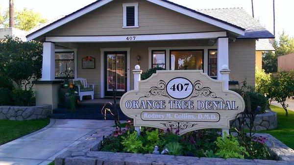 Beautiful 1927 historic Craftman style home converted to a dental office. A very warm and cozy office.