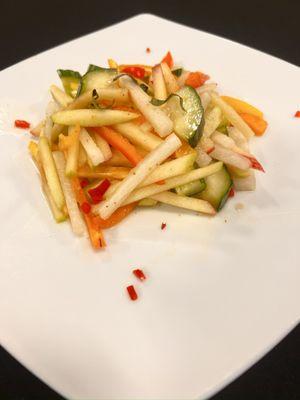 Jicama slaw salad