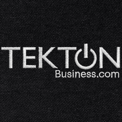 TEKTON Business logo white on black