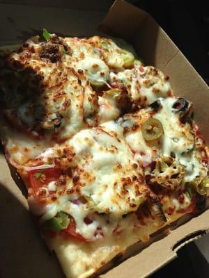 veggie flatizza