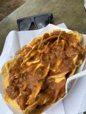 Crawfish nachos