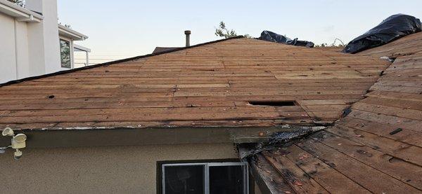 How they showed the roof to the City Inspector