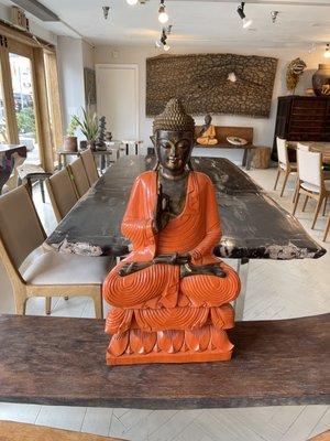 Buddha and all sort of furnishings