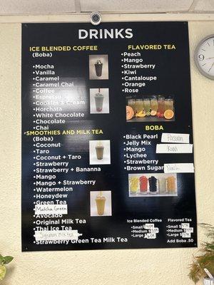 Drink Menu