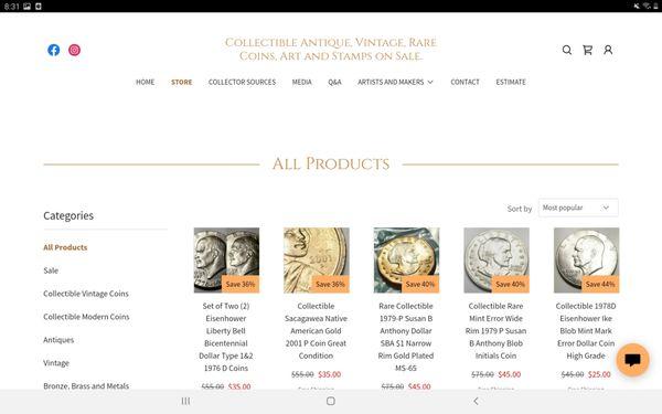 Website design and development for Your Collectible Deals