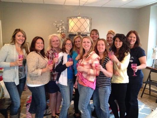 Beauty Haven hosting a bridal party...