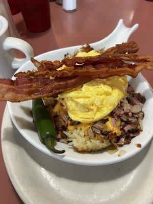 Skillets are big and good.