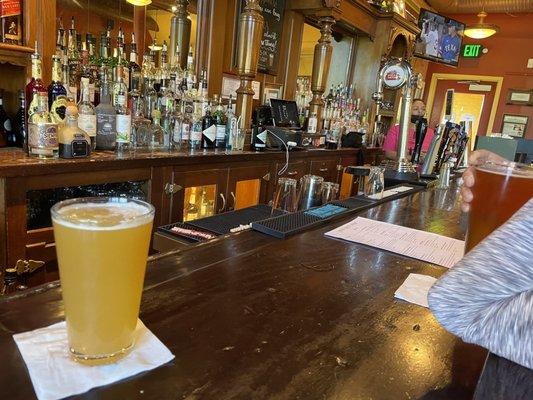 Nice bar and bartender