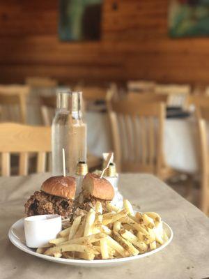 Fried Chicken sandwich with the crispiest and tastiest fries, defiantly made my top three list!