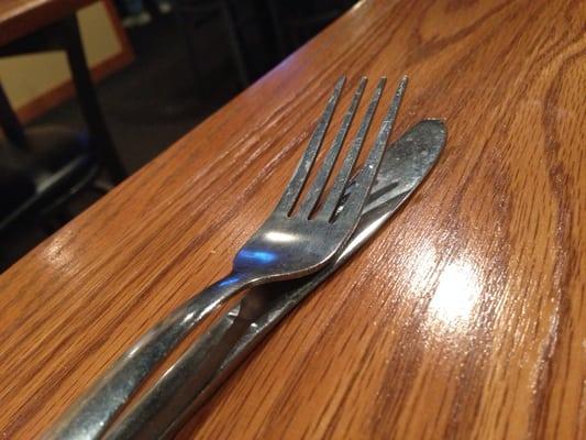 Dirty silverware?