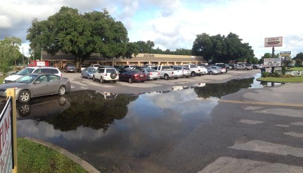 Parking lot full and ready to help you with our excellent customer service! We love good old fashioned southern hospitality!