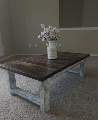 Custom coffee table!