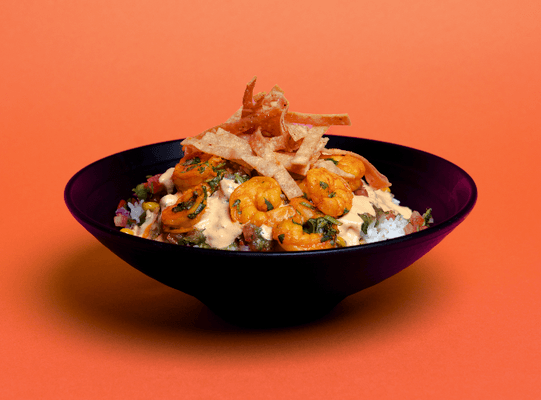 Behold... our new Citrus Garlic Mojo Shrimp bowl. Get it just like this or in burrito, taco or salad form.
  
 Order today!