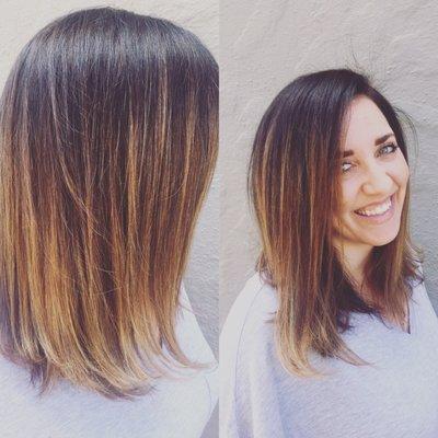 Cut and color done by Theresa at Carnegie salon on 3.4.17