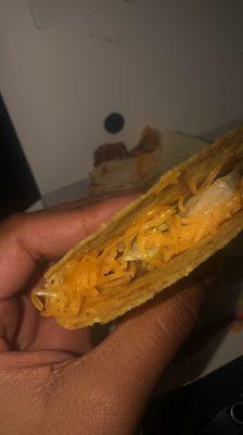 This is a taco? Horrible!