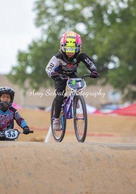 They got this bike built up for her the day before TX State Championship Finals