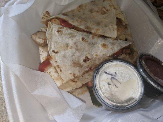 Chicken quesadilla