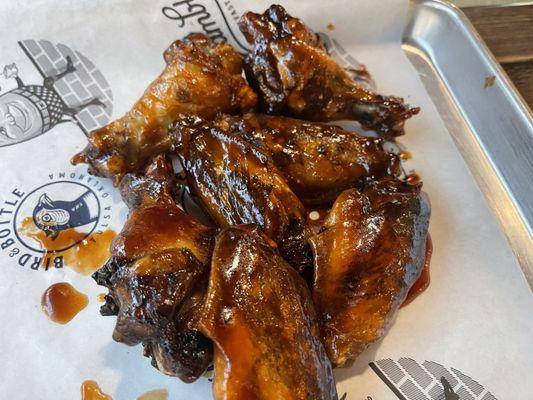 Honey bbq chicken wings