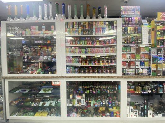 All name brand Vapes & Tobacco