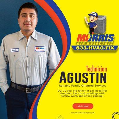 Get to know one of our techs (Agustin).