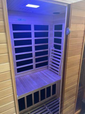 Infrared Sauna with Light Therapy