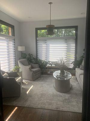 motorized Hunter Douglas Shades