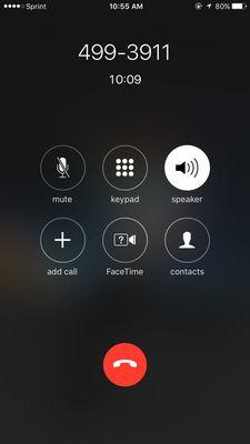 This is a screen shot of how long I have to wait on hold to reorder my contacts.