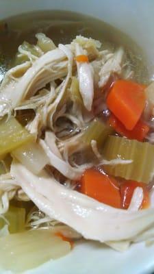 Chicken Bowtie Soup