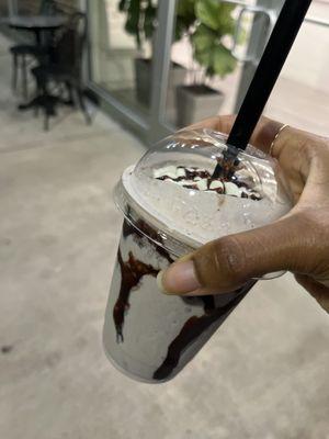 Cookies and cream milkshake