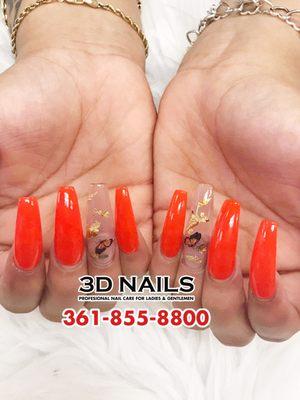 Manicure Design at 3 D Nails - Nail salon in Corpus Christi