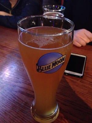 Hmm too busy to add a slice of orange to my Blue Moon?