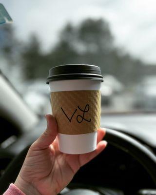 My vanilla latte - it was excellent!!