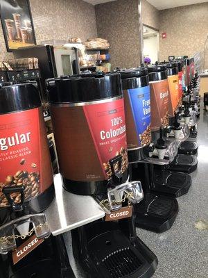 Coffee options @ Wawa