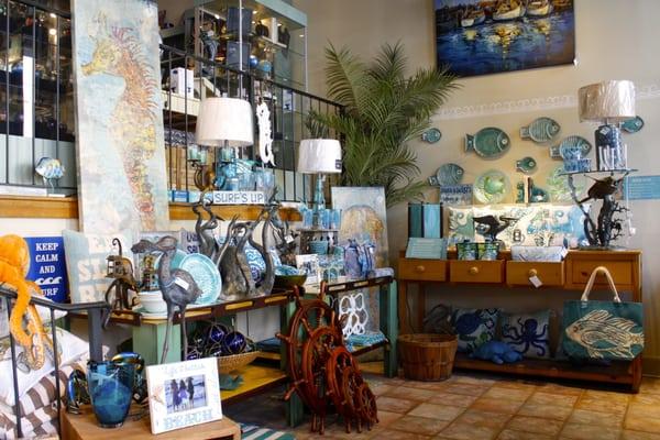 Beautiful nautical-theme home decor!