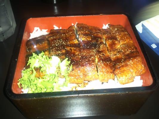 eel with white rice