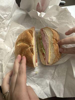 "Empire State sandwich"