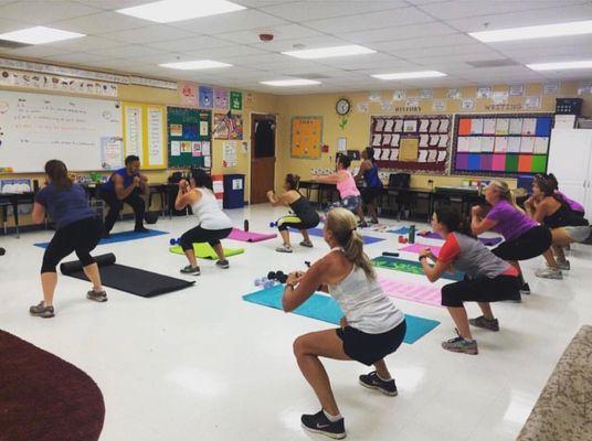 Teachers of San Jose keeping fit! Way to go ladies!