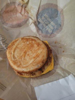 McGriddle with cheese