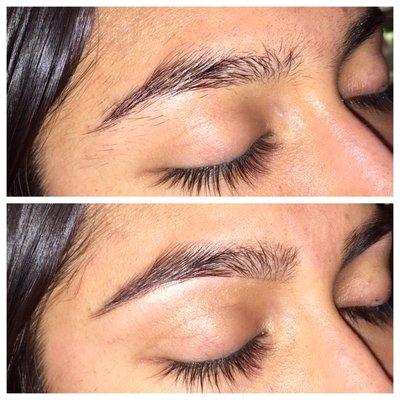 It was my first time doing my eyebrows at Anastasia, Christina did my eyebrows, she did a great job, I am highly satisfied.