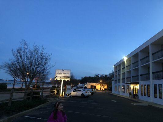 Hotel at night