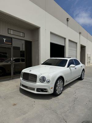 Bentley Mulsanne around ceramic tint