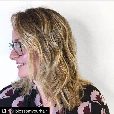 Balayage by Blossom. She is the best!