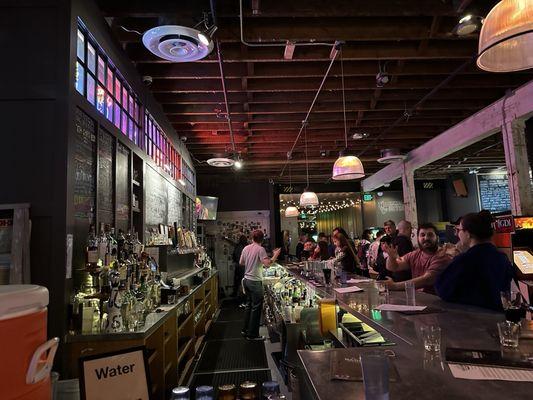 Inside - bar area