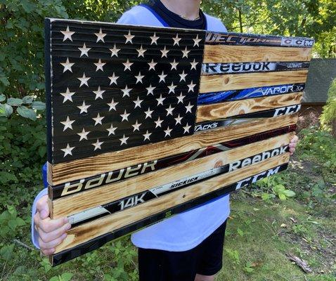 Hockey Stick Flags